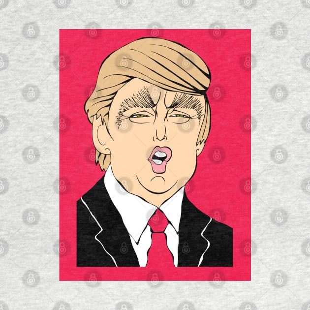 DONALD TRUMP by cartoonistguy